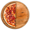 1/2 Cheese & Tomato Deep Fried Pizza