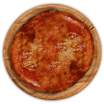 Full Cheese & Tomato Deep Fried Pizza