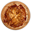 Full Cheese & Onion Deep Fried Pizza