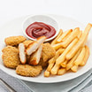 Kids 5 Chicken Nuggets & Chips